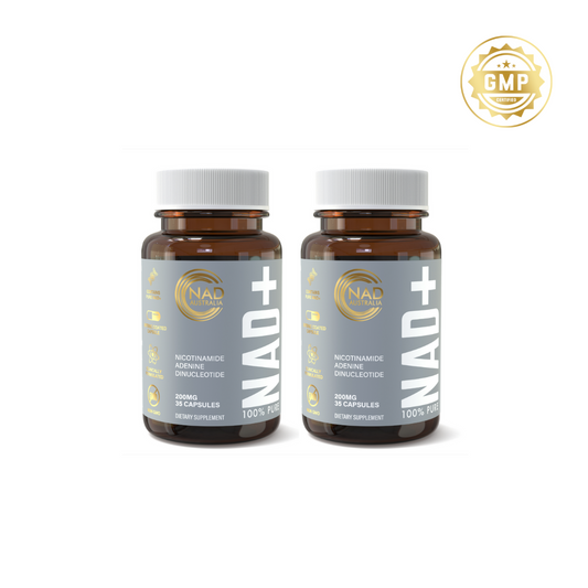 100% PURE NAD+ | 200mg x 35 Enteric Coated Capsules | DUO