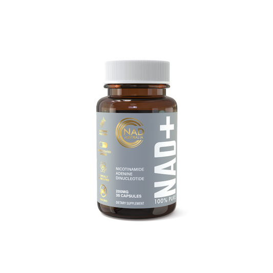 100% PURE NAD+ 200mg x 35 Enteric Coated Capsules